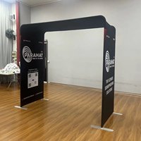 Mur d'affichage publicitaire portable et amovible pour événements et expositions, avec impression, type housse de coussin
