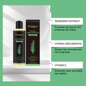 Champú Espesante <span class=keywords><strong>de</strong></span> Romero Hoegoa, Esencia Herbal Nutritiva y Reparadora para el Cabello, Champú para Control <span class=keywords><strong>de</strong></span> Grasa y Volumen - Product Image 4