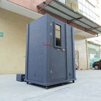 Isolation sonore mobile Studio d'enregistrement musical Cabine silencieuse de bureau acoustique insonorisée