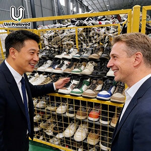 Chaussures d'occasion S35-1 en gros, marque internationale <span class=keywords><strong>AJ1</strong></span>, maille de coton, haute qualité, en vrac, directement de l'usine, chaussures de sport d'occasion pour hommes - Product Image 6