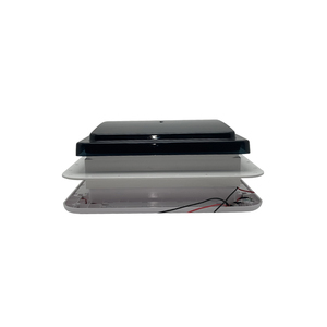 Oblò Ventilato da <span class=keywords><strong>Tetto</strong></span> <span class=keywords><strong>per</strong></span> Camper e Roulotte con Sollevamento Manuale e Luce a LED - Product Image 2