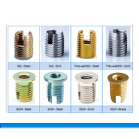 Carbon Steel Locking Ensat Threaded Bushing Stainless Steel Slotted Self Tapping Thread Insert for Thread Repair