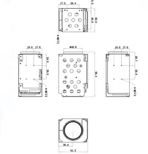 Module de caméra 4MP avec zoom 30x, caméra IP avec vision nocturne, mise au point automatique, caméra bloquée et <span class=keywords><strong>carte</strong></span> <span class=keywords><strong>SD</strong></span> - Product Image 4