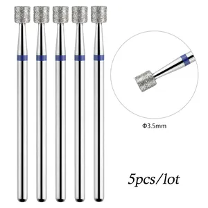 5 piezas/lote de brocas de diamante para uñas, fresas para manicura, cortacutículas, puntas de cortaúñas, accesorios y herramientas - Product Image 6