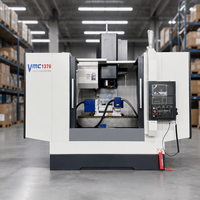 Centre d'usinage vertical CNC Shandong HR Large VMC1370, course de 1300 mm, machine de fraisage industrielle 3 axes, commande GSK, simple BT40