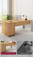 Conjunto de Silla y Escritorio de Oficina Moderno y Elegante para Estaciones de Trabajo Individuales Sencillas, Mesa de Computadora Dedicada