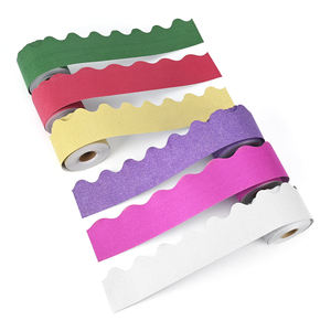 Rollos de Papel con Borde de Color Personalizable, Autoadhesivos, Accesorios para Tableros de Anuncios de Aula - Product Image 6