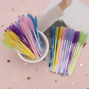 Đầy Màu Sắc Micro Lông Mi Mascara Đũa Đũa Giả Lash Spoolies Mini Lược Bàn Chải Applicators Vẻ Đẹp Trang Điểm Công Cụ - Product Image 1