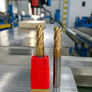 BKEA Standard Length Solid Carbide 4-slot Ball End Mill For Alloy Steel Die Steel Cast Iron CNC Cutting Tools