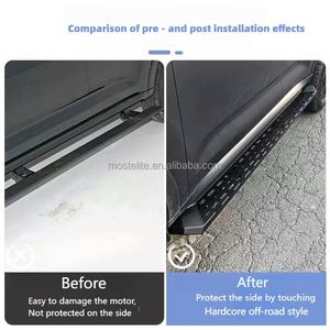 Hight Quality Carbon Steel Running Board Foot Bar Majestic Side Step Pedal for Haval H9 2025 Car <b>Accessories</b> - Product Image 4