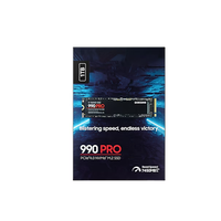 قرص صلب داخلي SSD 990 PRO بسعة 1 تيرابايت PCIe 4.0 NVMe M.2، الجيل الرابع PCIe X4 للكمبيوتر المكتبي