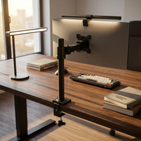 Support de moniteur unique à fixation sur bureau entièrement réglable en inclinaison et rotation, plaque VESA détachable 100 mm/75 mm, avec gestion des câbles