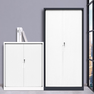 Armoire moderne à volets roulants en acier, armoire de rangement, armoire <span class=keywords><strong>tambour</strong></span>, armoire en métal pleine/demi/basse hauteur - Product Image 2