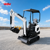 Mini-excavatrices très demandées, moteur Kubota, pelle hydraulique CE EPA haute puissance, excavatrice de 3,5 tonnes pour la construction d'égouts