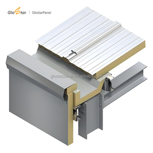 Panel Sándwich de Lana de Roca para Aislamiento de Paredes Exteriores, <span class=keywords><strong>Techos</strong></span> y <span class=keywords><strong>Techos</strong></span> Superiores, 50mm 75mm 100mm 150mm, con Certificación CE/ISO, Venta al Por Mayor - Product Image 5