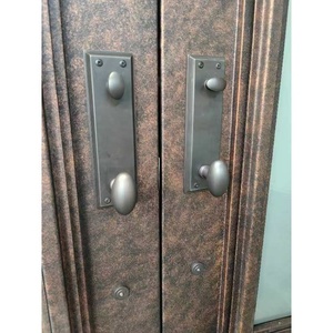 Puertas DE SEGURIDAD DE ACERO Puertas exteriores de seguridad para casas/Puertas para casas Exterior/Puertas dobles de entrada de acero de hierro forjado - Product Image 2