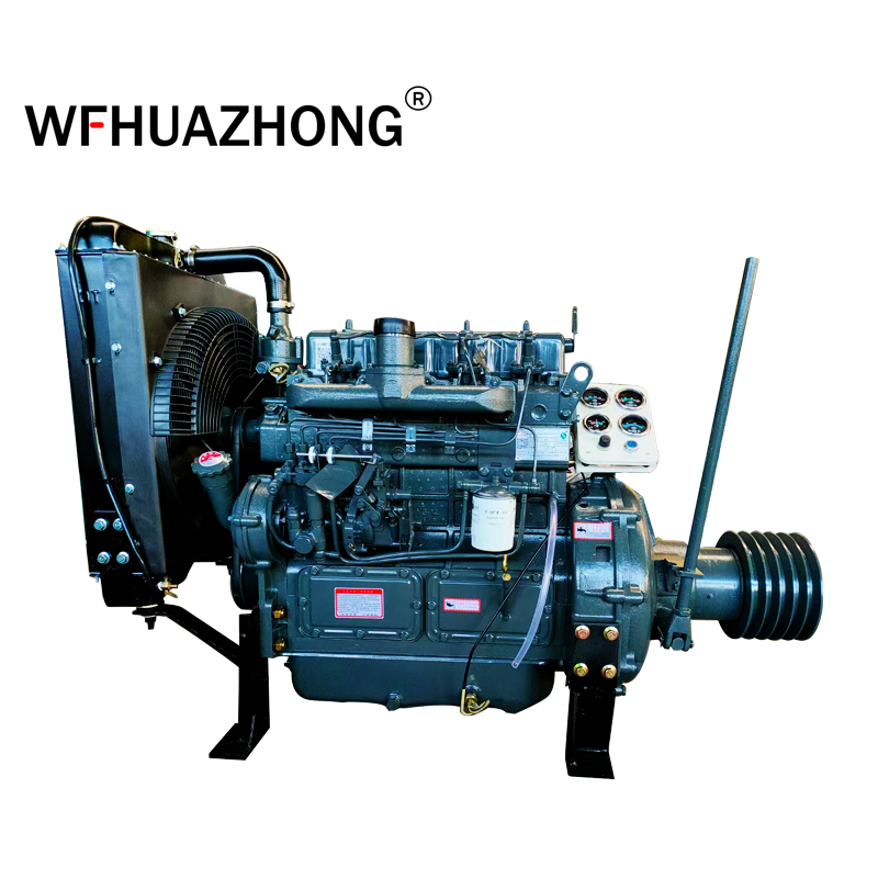 อุปทานโรงงานขนาดใหญ่เครื่องจักรเครื่องยนต์50hp 75hp 100hp 150hp เครื่องยนต์ดีเซลที่มีรอกที่จะเรียกใช้เครื่อง