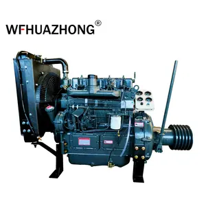 大厂供应机械发动机50hp 75hp 100hp 150hp柴油发动机带皮带轮运行机器