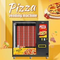 Distributeur Automatique Intelligent TCN de Pizzas Robot de Restauration Rapide Chauffant et Cuisson avec SDK, Paiement par Carte de Crédit et Monnaie, Options de Paiement Multiples