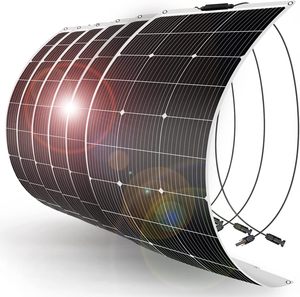 600W (6*100W) Flexible Solar Panels 18V 9BB Monocrystalline for <b>12V</b> <b>Battery</b> Charging, Semi-Flexible ETFE - Product Image 1