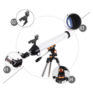 Découvrez les anneaux <span class=keywords><strong>de</strong></span> <span class=keywords><strong>Saturne</strong></span> et les cratères lunaires avec ce télescope à revêtement FMC pour les astronomes adultes et les débutants avancés - Product Image 4