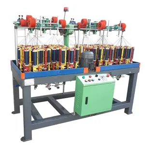 Spindle Stainless Steel Braided Flex Automatic Shoelace Braiding Machine Cord Rope Knitting Machine