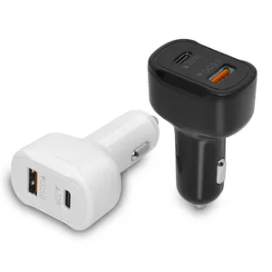 定制好价格质量的USB Type-C PD 20W QC3.0更快充电38w车载双向usb充电器，适用于iPhone 13 Pro MAX