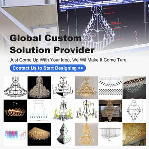 חדר מדרגות מודרני וילה חדר חתונה קישוט אופנה סגנון חדש סלון אופנה תליון מנורת קלאסי אור - Product Image 6