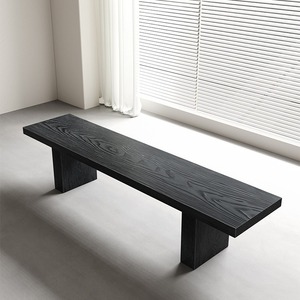 Modern Comfortable Solid <b>Wood</b> Dining <b>Stool</b> for Living Room Ottoman Use & Eco-Friendly - Product Image 4