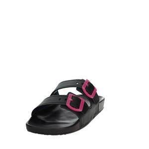 Sandalias Bajas para Mujer SASS240760, Color Negro Fucsia - Product Image 6