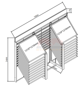 Présentoir coulissant personnalisé pour carreaux <span class=keywords><strong>de</strong></span> céramique, échantillons <span class=keywords><strong>de</strong></span> pierre et <span class=keywords><strong>de</strong></span> marbre pour salle d'exposition - Product Image 6