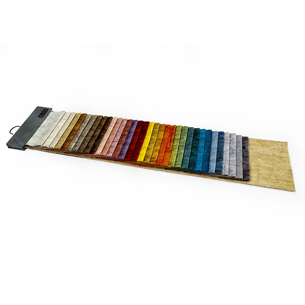 Tissu de velours et cuir, tapisserie populaire pour canapé, kl23126