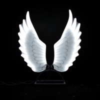 NOUVEAU ARRIVÉ Ailes d'Ange Lumière LED de Scène Décoration de Fond Décoration Lumineuse de Mariage