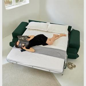 Nệm <span class=keywords><strong>sofa</strong></span> giường ngủ cho chuyển đổi gấp <span class=keywords><strong>sofa</strong></span> sang trọng đi văng giường khách sạn màu xanh lá cây Canape thắp sáng - Product Image 5