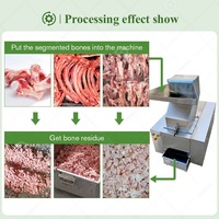 Viande Bovins Porc Os Petit Broyeur Cassé Broyeur En Acier Inoxydable et Broyeur Machine Guangzhou
