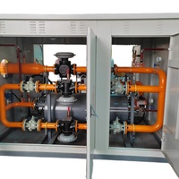 Sistema de Precalentamiento de Vapor con Plataforma de Descompresión de Tres Etapas para GNC de Alto Flujo (15000 Nm/h), Certificado ATEX, Acero al Carbono a Presión