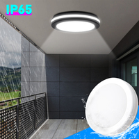 220-240V IP65 20W 3000-6500K Blanc Rond LED Plafonnier pour Cuisine Salon Chambre Bureau Couloir