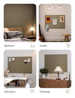 Grandes dalles murales en feutre beige, panneaux d'affichage en feutre pour la décoration de bureau, vente en gros, panneau acoustique