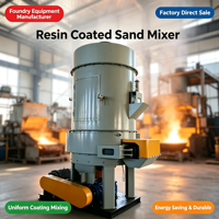 Mélangeur de sable enduit de résine, machine de mélange de sable pour fonderie, équipement de mélange de sable pour la fonderie des métaux