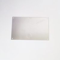 Plaque signalétique vierge en aluminium et métal de style Art déco pour chariot élévateur avec logo numéroté imprimé
