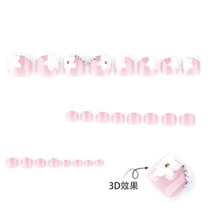 Bán buôn 3811 mới đến ngón chân móng tay cao cấp mặc ngón chân lời khuyên 24 cái Báo Chí trên móng tay chân nhân tạo móng chân móng chân - Product Image 2