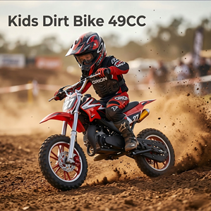 Motor <span class=keywords><strong>Mini</strong></span> Dirt Bike 49cc untuk Anak-anak Mesin Bensin 2 Tak Motor Off Road Harga Murah <span class=keywords><strong>Mini</strong></span> Bike Warna Hitam Merah Oranye - Product Image 6