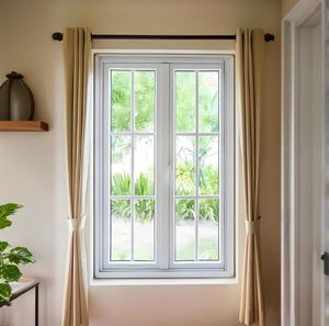 Modern özelleştirilmiş yatay çift cam paslanmaz çelik sürgülü pencere salıncak açık oturma odası için üretilen alüminyum alaşım - Product Image 4