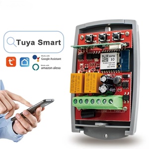 Tuya APP Wifi Universal puerta de garaje Control remoto interruptores receptor 2 CH controlador interruptor 433.92NHz abridor de puerta transmisor - Product Image 4