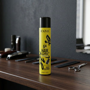 Aerosol Limpiador de Máquinas de Afeitar y Cortapelos Amarillo 5 en 1 con Brillo 400mL para Aseo Profesional Masculino (Químico) - Product Image 3