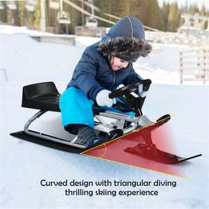 Carril de Nieve Interactivo 44x20x16 Negro 13lbs Regalo de Navidad - Product Image 4