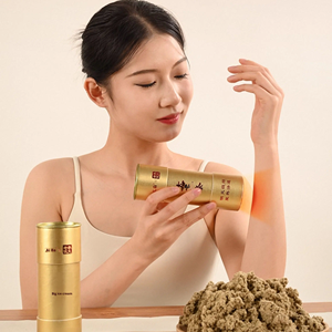 4.8x15cm grande <span class=keywords><strong>Moxa</strong></span> <span class=keywords><strong>Stick</strong></span> com tubo extintor-extra longo tempo de queima, baixo fumo Design, para casa e Moxabustão profissional - Product Image 2