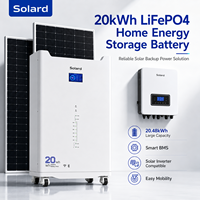 Batterie LiFePO4 Lithium-Ion Empilable 20 kWh, Fiabilité Énergétique, Prix Usine, Stockage d'Énergie Domestique, Meilleure Vente, Garantie 10 Ans