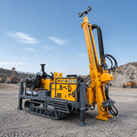Vente directe usine – Foreuse carottière diesel sur chenilles de 600 m, système entièrement hydraulique, échantillonnage rapide, utilisation pour l'exploitation minière, garantie 1 an
