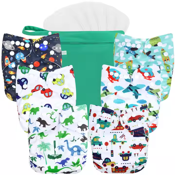 Baby Washable Cloth Diaper with Wet
